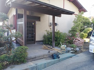 写真：作業前
